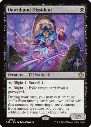 Dawnhand Dissident  [Promo Pack: Lorwyn Eclipsed]