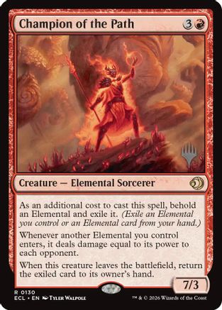 Champion of the Path  [Promo Pack: Lorwyn Eclipsed]