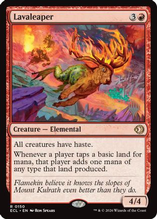 Lavaleaper  [Promo Pack: Lorwyn Eclipsed] Foil
