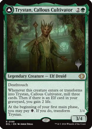 Trystan, Callous Cultivator  [Promo Pack: Lorwyn Eclipsed] Foil