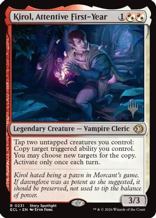 Kirol, Attentive First-Year  [Promo Pack: Lorwyn Eclipsed] Foil
