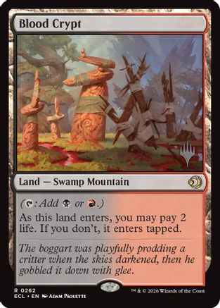 Blood Crypt  [Promo Pack: Lorwyn Eclipsed] Foil