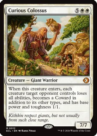 Curious Colossus  [Promo Pack: Lorwyn Eclipsed] Foil