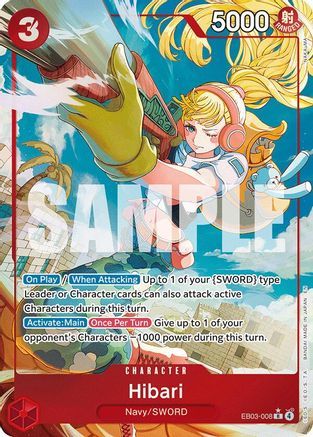 Hibari (Alternate Art) (EB03-008) - [Extra Booster: One Piece Heroines Edition] Foil