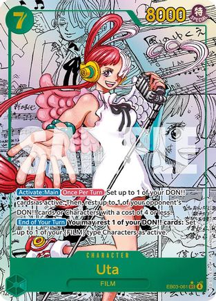 Uta (061) (Manga) (EB03-061) - [Extra Booster: One Piece Heroines Edition] Foil