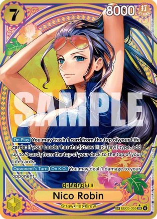 Nico Robin - 055 (SP) (EB03-055) - [Extra Booster: One Piece Heroines Edition] Foil
