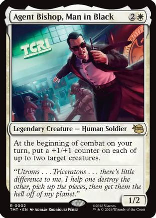 Agent Bishop, Man in Black  [Teenage Mutant Ninja Turtles] Foil