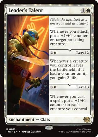 Leader's Talent  [Teenage Mutant Ninja Turtles]