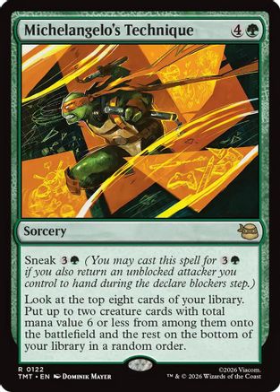 Michelangelo's Technique  [Teenage Mutant Ninja Turtles] Foil