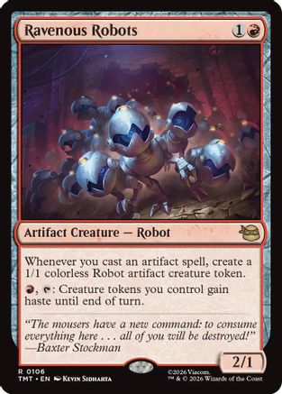 Ravenous Robots  [Teenage Mutant Ninja Turtles] Foil
