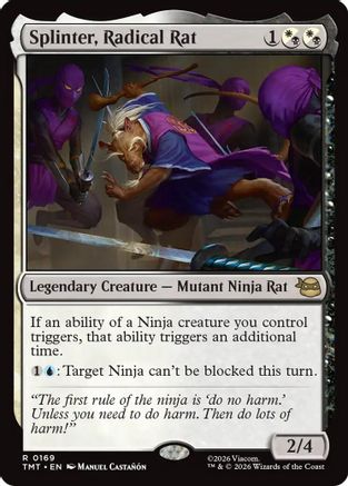 Splinter, Radical Rat  [Teenage Mutant Ninja Turtles]