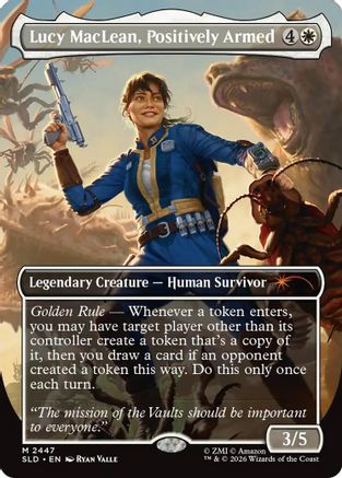 Lucy MacLean, Positively Armed  [Secret Lair Drop Series] Foil