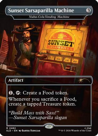 Sunset Sarsaparilla Machine - Nuka-Cola Vending Machine  [Secret Lair Drop Series]