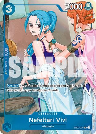 Nefeltari Vivi - EB02-026 (EB02-026) - [Extra Booster: One Piece Heroines Edition] Foil