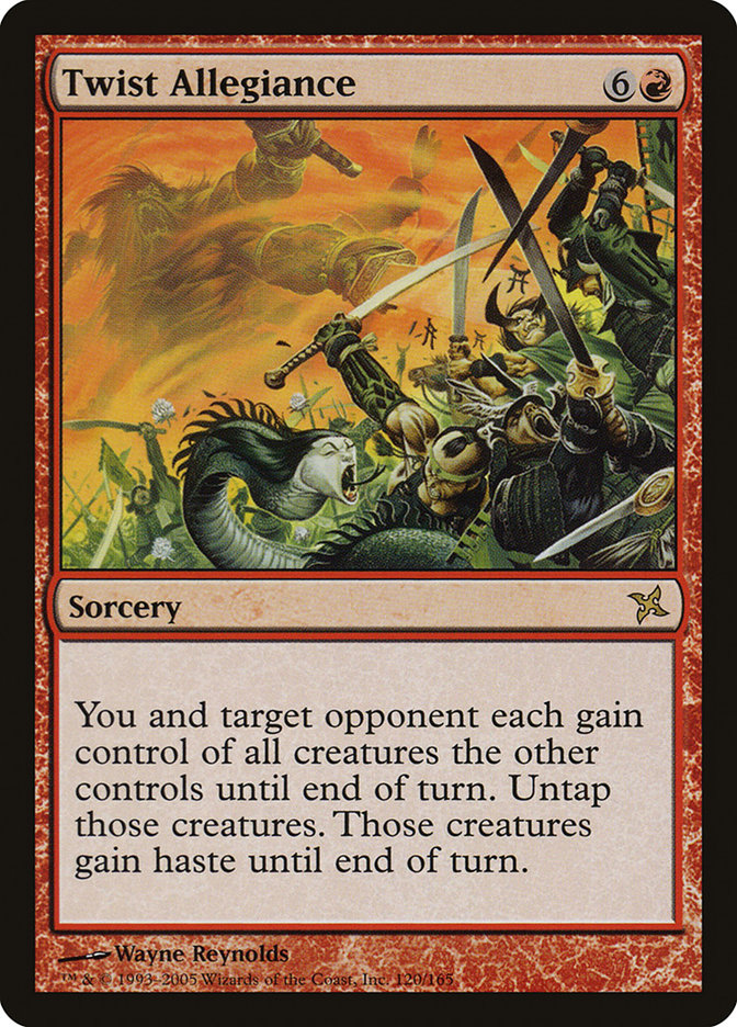 Twist Allegiance [Betrayers of Kamigawa] Foil
