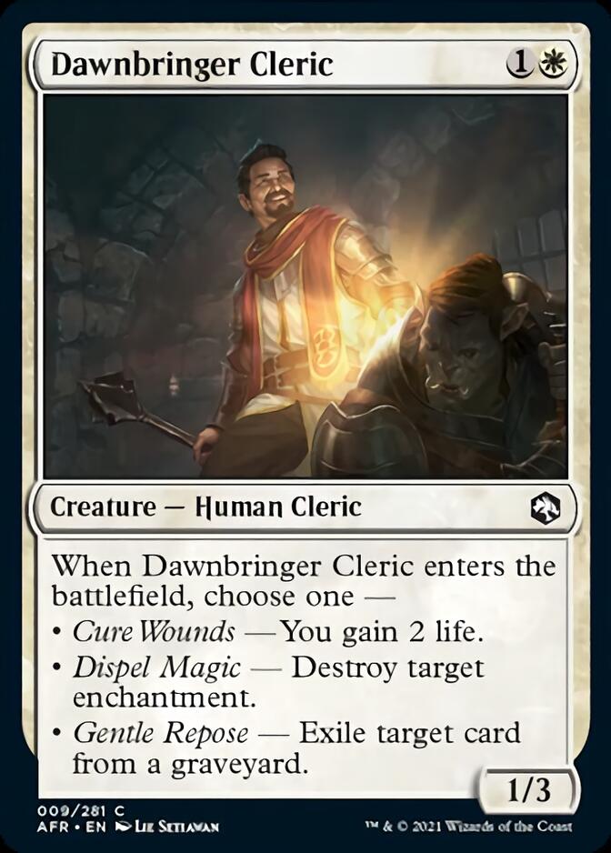 Dawnbringer Cleric [Dungeons & Dragons: Adventures in the Forgotten Realms] Foil