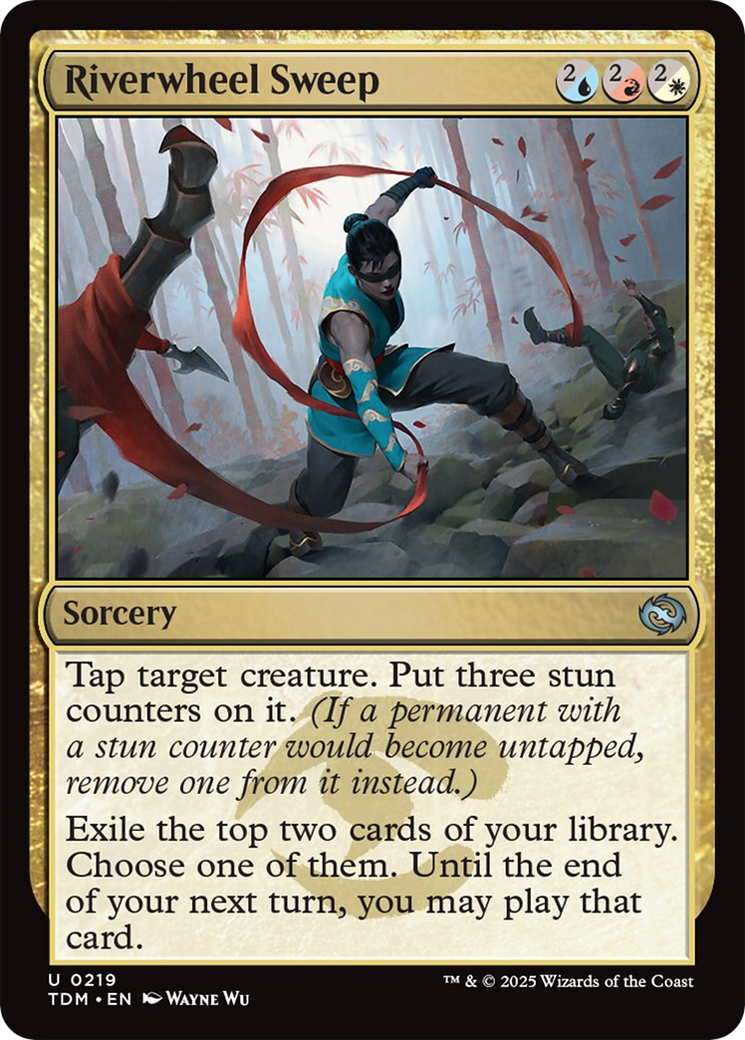 Riverwheel Sweep [Tarkir: Dragonstorm] Foil