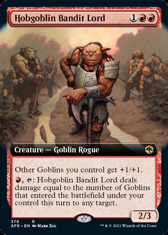 Hobgoblin Bandit Lord (Extended Art) [Dungeons & Dragons: Adventures in the Forgotten Realms] Foil