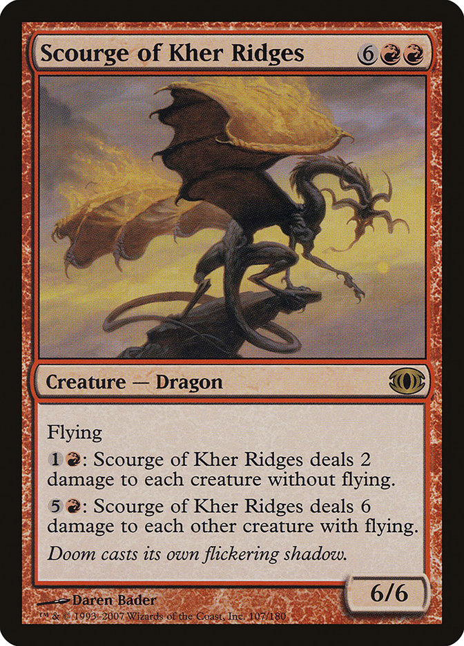 Scourge of Kher Ridges [Future Sight] Foil