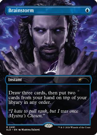 Brainstorm (2491)  [Secret Lair Drop Series] Foil