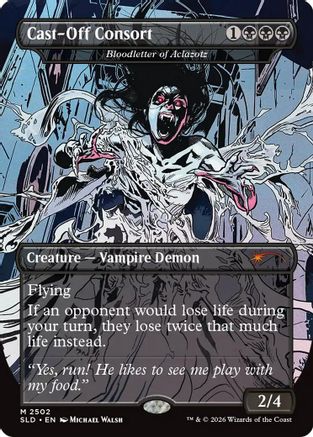 Cast-Off Consort - Bloodletter of Aclazotz  [Secret Lair Drop Series] Foil