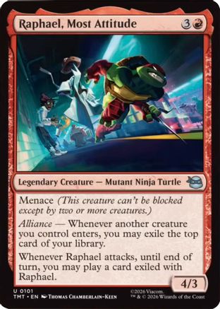 Raphael, Most Attitude  [Teenage Mutant Ninja Turtles] Foil