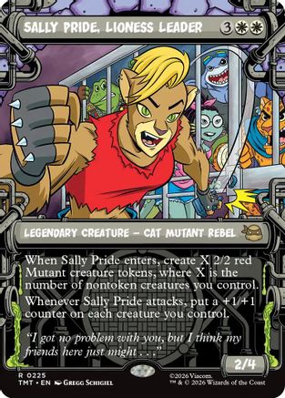 Sally Pride, Lioness Leader (Showcase)  [Teenage Mutant Ninja Turtles]