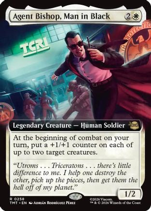 Agent Bishop, Man in Black (Extended Art)  [Teenage Mutant Ninja Turtles]
