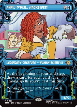 April O'Neil, Hacktivist (0227) (Showcase)  [Teenage Mutant Ninja Turtles] Foil