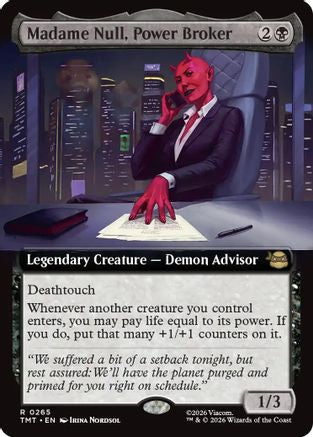 Madame Null, Power Broker (Extended Art)  [Teenage Mutant Ninja Turtles]