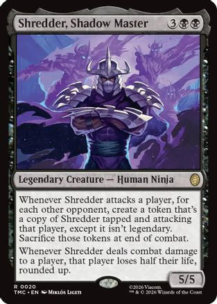 Shredder, Shadow Master  [Commander: Teenage Mutant Ninja Turtles] Foil
