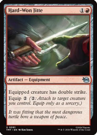 Hard-Won Jitte  [Teenage Mutant Ninja Turtles]