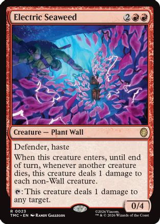 Electric Seaweed  [Commander: Teenage Mutant Ninja Turtles] Foil