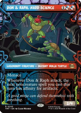 Don & Raph, Hard Science (Showcase)  [Teenage Mutant Ninja Turtles] Foil