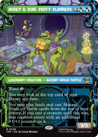 Mikey & Don, Party Planners (Showcase)  [Teenage Mutant Ninja Turtles]