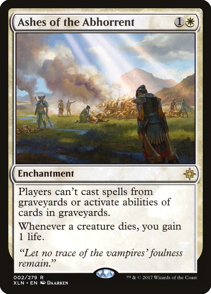 Ashes of the Abhorrent [Ixalan] Foil