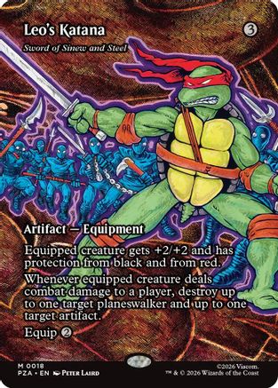 Leo's Katana - Sword of Sinew and Steel (Borderless)  [Teenage Mutant Ninja Turtles Eternal-Legal]