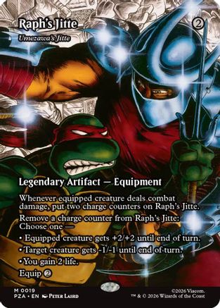 Raph's Jitte - Umezawa's Jitte (Borderless)  [Teenage Mutant Ninja Turtles Eternal-Legal] Foil