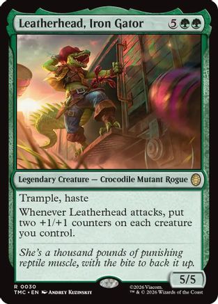 Leatherhead, Iron Gator  [Commander: Teenage Mutant Ninja Turtles]