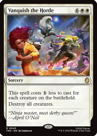 Vanquish the Horde  [Commander: Teenage Mutant Ninja Turtles] Foil