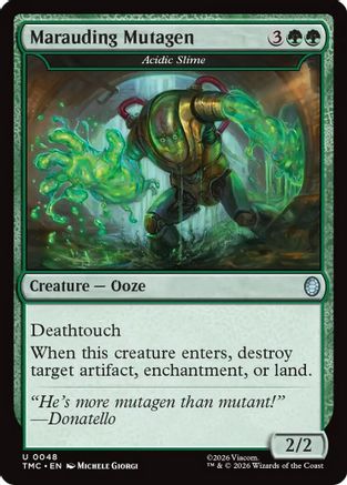 Marauding Mutagen - Acidic Slime  [Commander: Teenage Mutant Ninja Turtles]