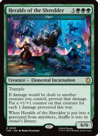Heralds of the Shredder - Vigor  [Commander: Teenage Mutant Ninja Turtles] Foil