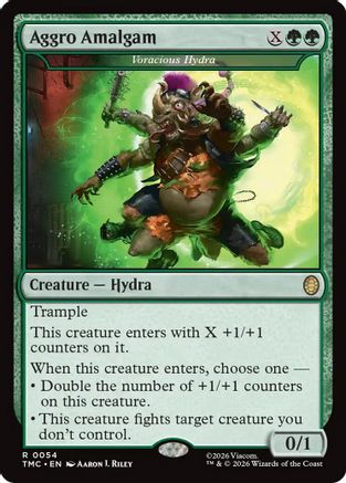 Aggro Amalgam - Voracious Hydra  [Commander: Teenage Mutant Ninja Turtles]