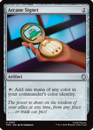 Arcane Signet  [Commander: Teenage Mutant Ninja Turtles] Foil