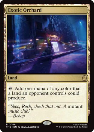 Exotic Orchard  [Commander: Teenage Mutant Ninja Turtles] Foil
