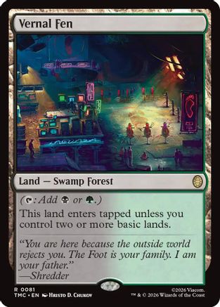 Vernal Fen  [Commander: Teenage Mutant Ninja Turtles]