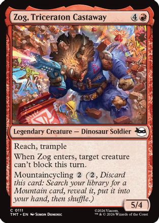 Zog, Triceraton Castaway  [Teenage Mutant Ninja Turtles] Foil
