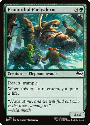 Primordial Pachyderm  [Teenage Mutant Ninja Turtles] Foil