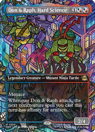 Don & Raph, Hard Science (Borderless)  [Teenage Mutant Ninja Turtles] Foil