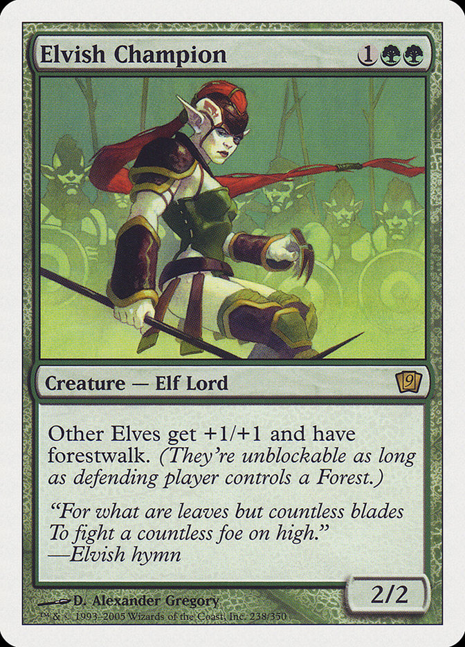 Elvish Champion [Ninth Edition] Foil